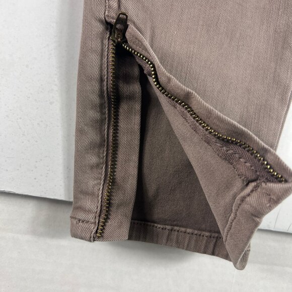 Pistola Jeans Women's 30 Tory High Rise Skinny Crop Light Purple Ankle Zip Denim - Picture 6 of 16